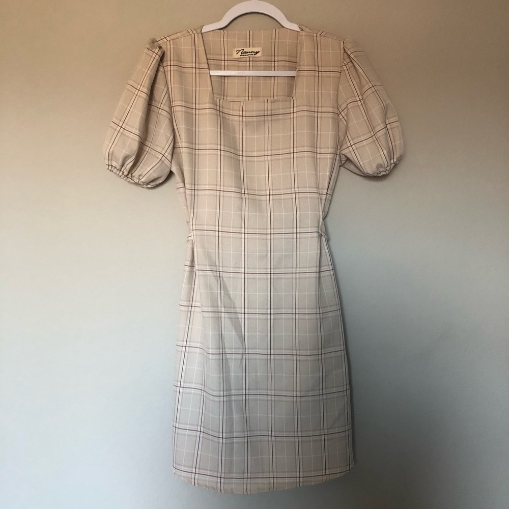 Korean Style Plaid Dress